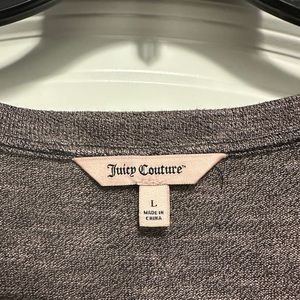 Brown/Taupe off the shoulder tunic sweater.